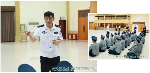 【武汉恒昌盛】市监办领导+特训专家一线指导，武汉恒昌盛“队列示范兵”队伍攻坚特训引入“双四一”责任新机制 7.jpg